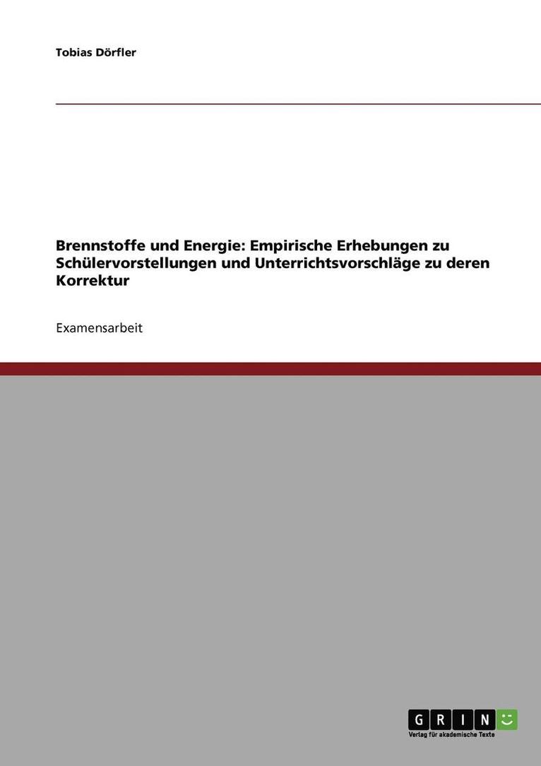 Brennstoffe Und Energie 1