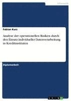 bokomslag Analyse Der Operationellen Risiken Durch Den Einsatz Individueller Datenverarbeitung in Kreditinstituten