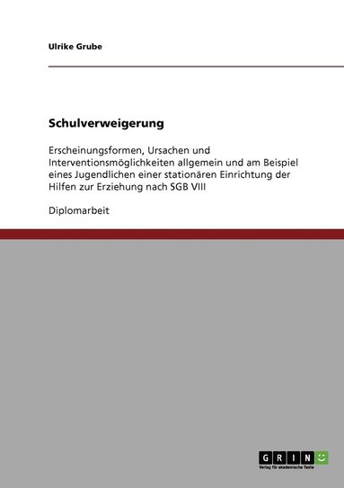 bokomslag Schulverweigerung