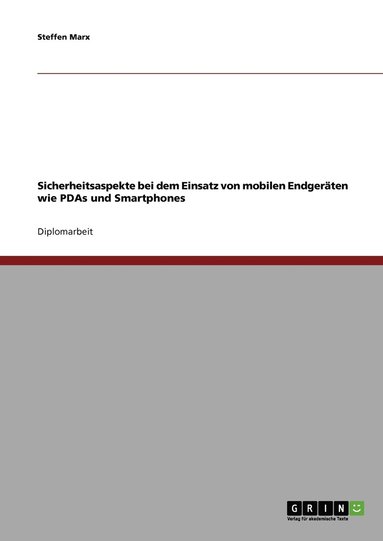 bokomslag Personal Digital Assistants (PDAs) und Smartphones