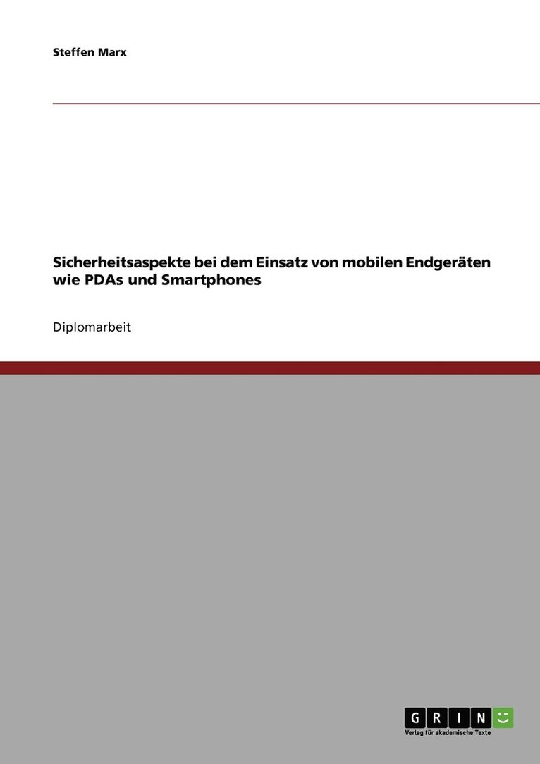 Personal Digital Assistants (PDAs) und Smartphones 1