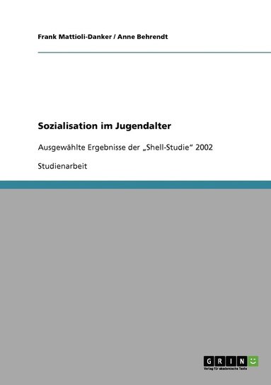 bokomslag Sozialisation im Jugendalter