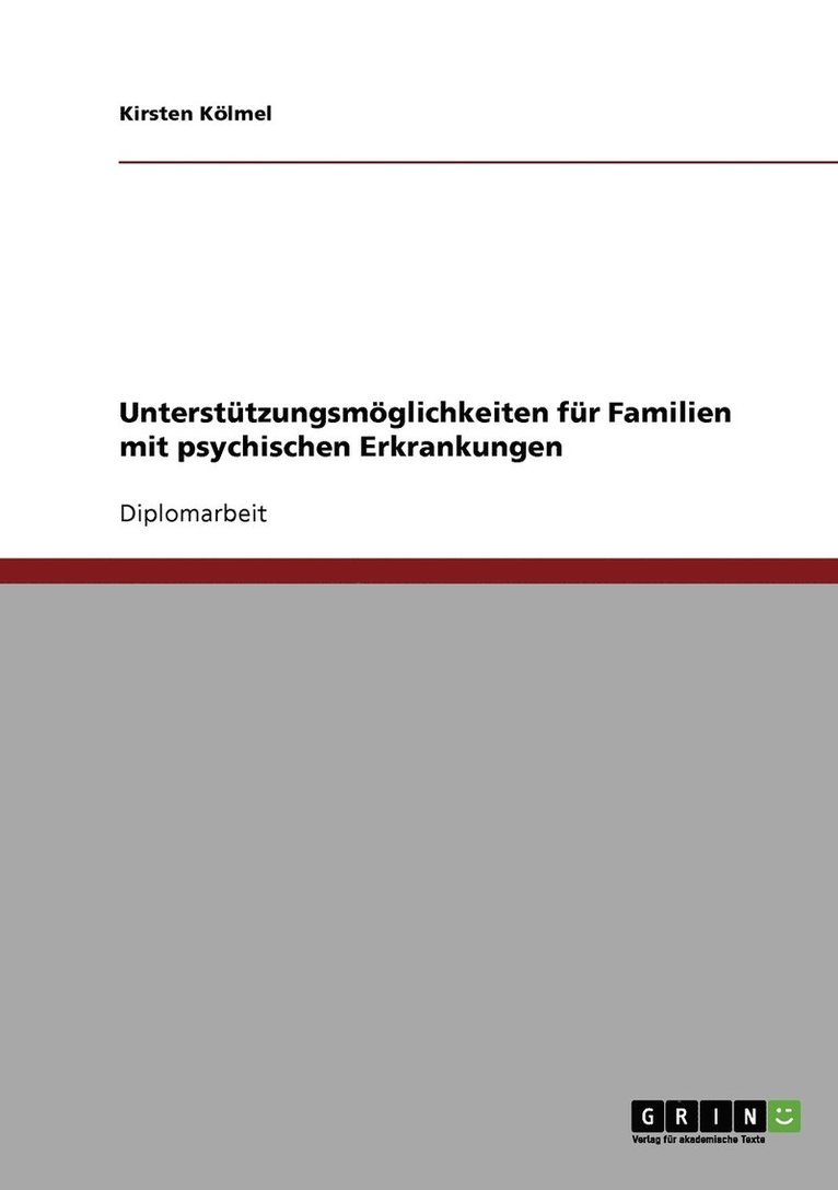 Untersttzungsmglichkeiten fr Familien mit psychischen Erkrankungen 1