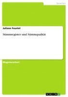 bokomslag Stimmregister Und Stimmqualitat