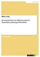 bokomslag Besonderheiten Der Bilanzierung Bei Immobilien-Aktiengesellschaften