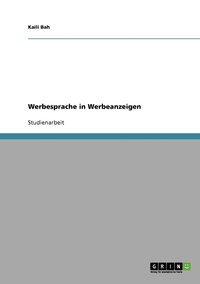 bokomslag Werbesprache in Werbeanzeigen