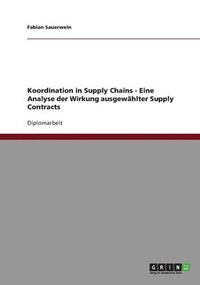 Koordination in Supply Chains. Eine Analyse der Wirkung ausgewählter Supply Contracts