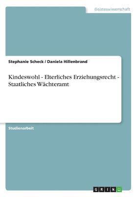 bokomslag Kindeswohl - Elterliches Erziehungsrecht