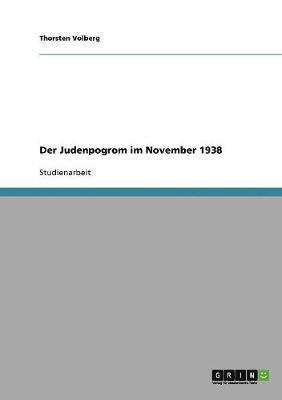 bokomslag Der Judenpogrom im November 1938