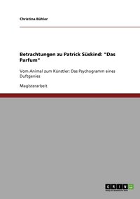 bokomslag Betrachtungen zu Patrick Suskind