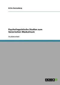 bokomslag Psycholinguistische Studien zum Generischen Maskulinum