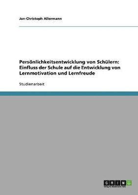 bokomslag Personlichkeitsentwicklung Von Schulern