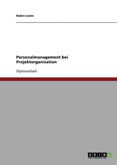 bokomslag Personalmanagement bei Projektorganisation