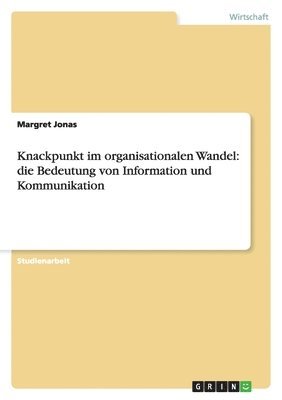 bokomslag Knackpunkt im organisationalen Wandel