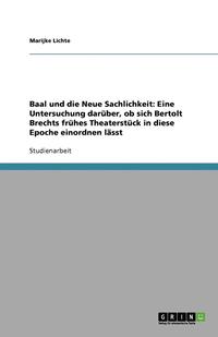 bokomslag Baal Und Die Neue Sachlichkeit
