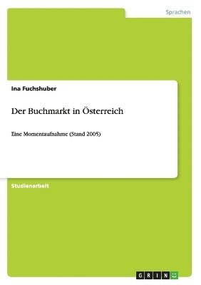 Der Buchmarkt in Osterreich 1