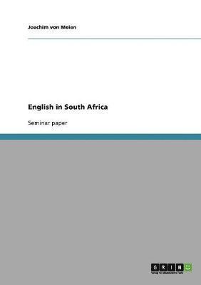 bokomslag English in South Africa