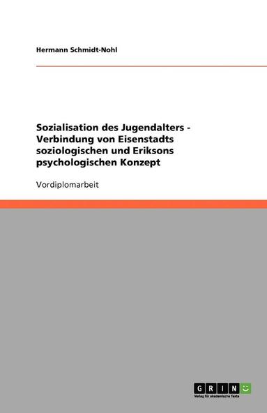bokomslag Sozialisation des Jugendalters - Verbindung von Eisenstadts soziologischen und Eriksons psychologischen Konzept
