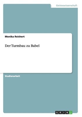 bokomslag Der Turmbau zu Babel