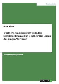 bokomslag Werthers Krankheit Zum Tode. Die Selbstmordthematik in Goethes Die Leiden Des Jungen Werthers