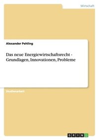 bokomslag Das neue Energiewirtschaftsrecht - Grundlagen, Innovationen, Probleme
