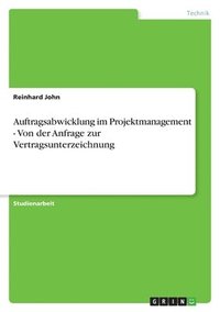 bokomslag Auftragsabwicklung Im Projektmanagement