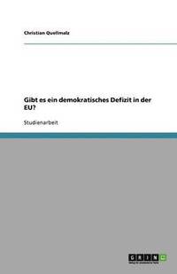 bokomslag Gibt Es Ein Demokratisches Defizit in Der Eu?