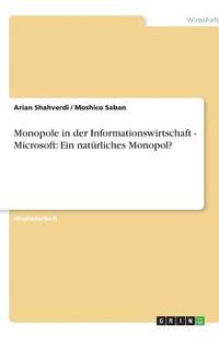bokomslag Monopole in Der Informationswirtschaft - Microsoft