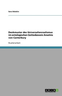 bokomslag Denkmuster des Universalienrealismus im ontologischen Gottesbeweis Anselms von Canterbury