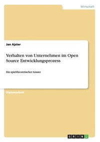 bokomslag Verhalten Von Unternehmen Im Open Source