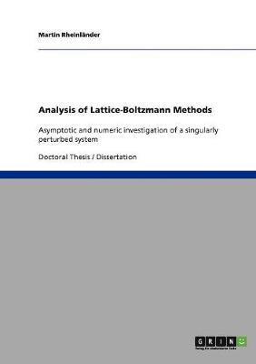 bokomslag Analysis of Lattice-Boltzmann Methods