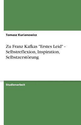 bokomslag Zu Franz Kafkas Erstes Leid - Selbstreflexion, Inspiration, Selbstzerstorung