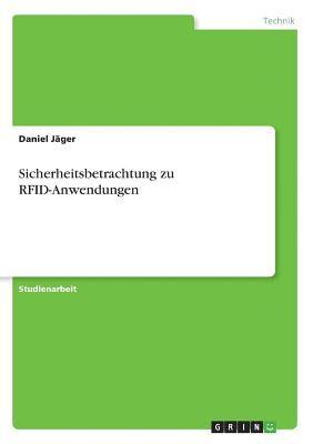 bokomslag Sicherheitsbetrachtung Zu Rfid-Anwendung