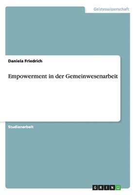 bokomslag Empowerment in der Gemeinwesenarbeit