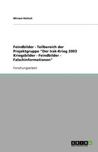 bokomslag Feindbilder - Teilbereich Der Projektgruppe Der Irak-Krieg 2003 Kriegsbilder - Feindbilder - Falschinformationen