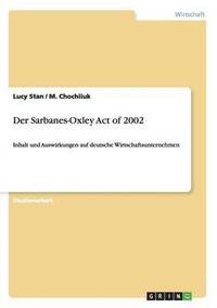 bokomslag Sarbanes-Oxley Act of 2002