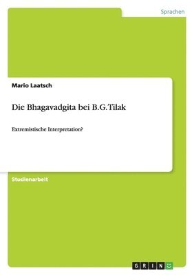 bokomslag Bhagavadgita bei B.G. Tilak