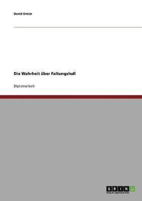 bokomslag Wahrheit über Faltungshall
