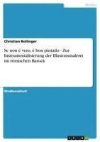 bokomslag Se Non E Vero, E Bon Pintado - Zur Instrumentalisierung Der Illusionsmalerei Im Romischen Barock