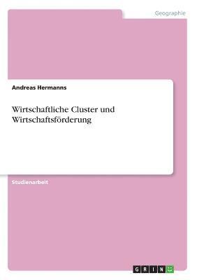 bokomslag Wirtschaftliche Cluster Und Wirtschaftsforderung