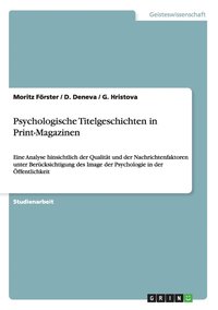 bokomslag Psychologische Titelgeschichten in Print-Magazinen