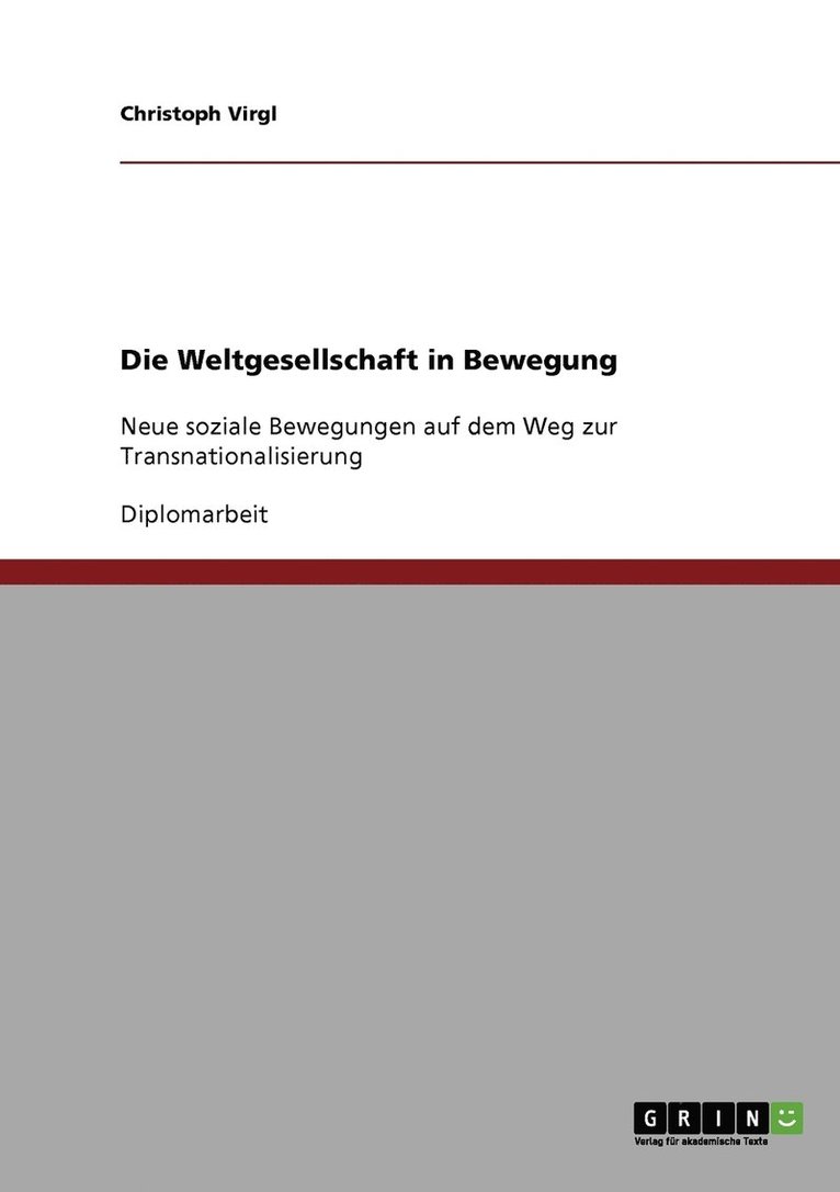 Die Weltgesellschaft in Bewegung 1