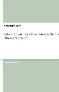 bokomslag Erkenntnisse Der Neurowissenschaft Zum Thema 'Lernen'