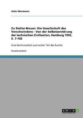 bokomslag Zu Stefan Breuer
