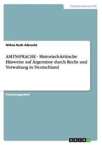 bokomslag Amtssprache