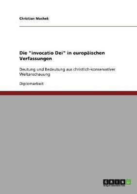"invocatio Dei" in europäischen Verfassungen