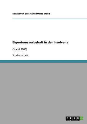 bokomslag Eigentumsvorbehalt in der Insolvenz