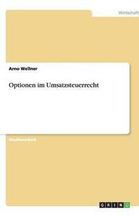 bokomslag Optionen im Umsatzsteuerrecht