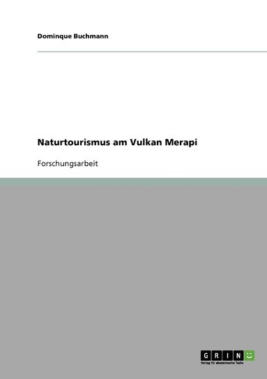 bokomslag Naturtourismus am Vulkan Merapi