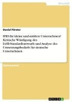 Ifrs F R Kleine Und Mittlere Unternehmen 1